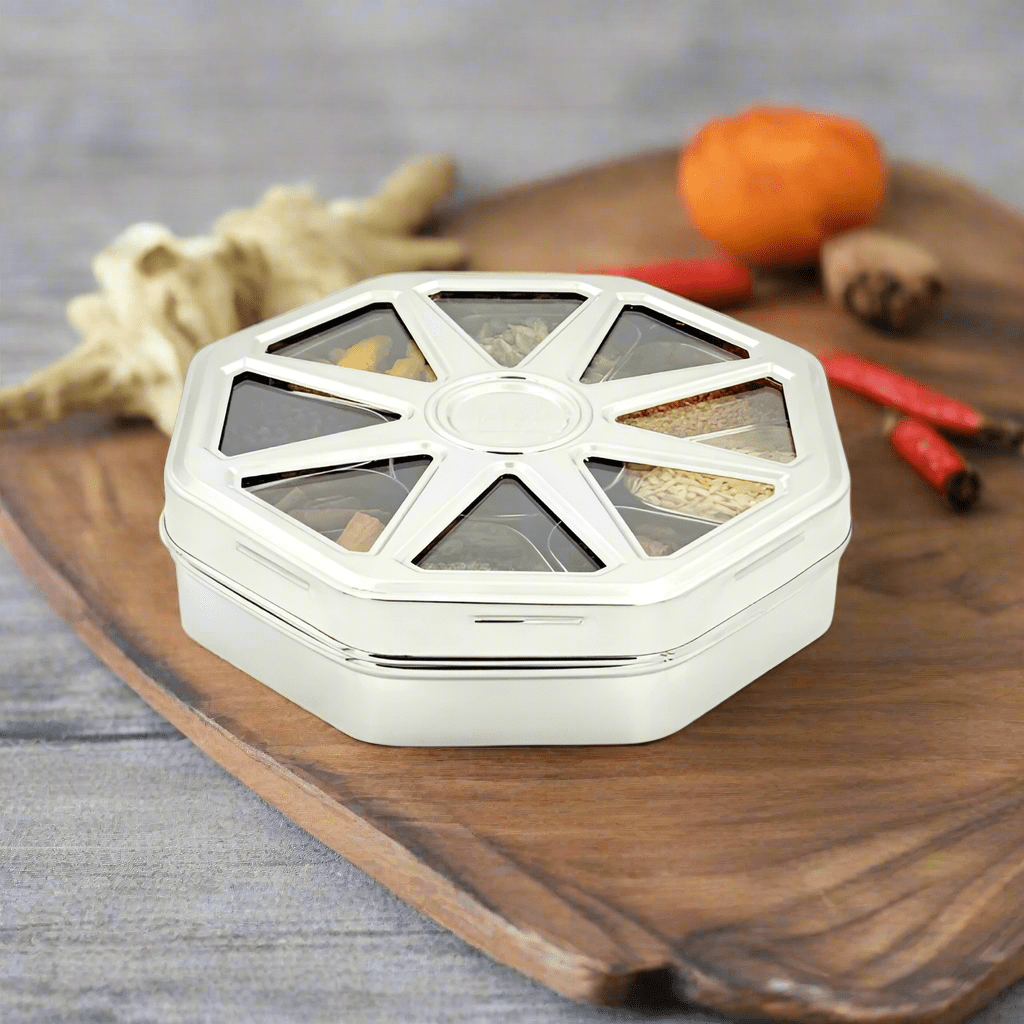 Buy STAR SS SPICE BOX - DESIGN (LARGE) Online – Magike India