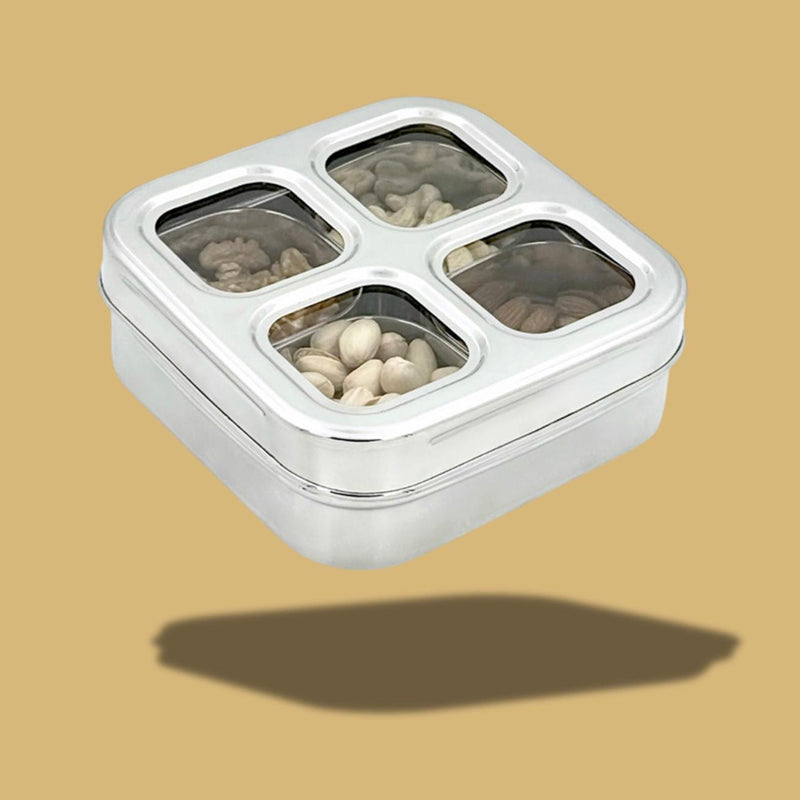 MAGIKE CUBE 4 SPICE/DRY FRUIT BOX - PLAIN