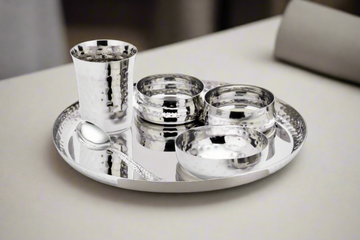 MAGIKE SS DINNER SET (HAMMERED) - 6 PCS SET