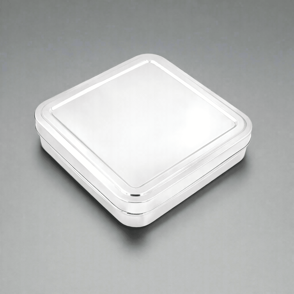 IMPERIAL SPICE BOX WITH SS LID - PLAIN (LARGE) - Magike India