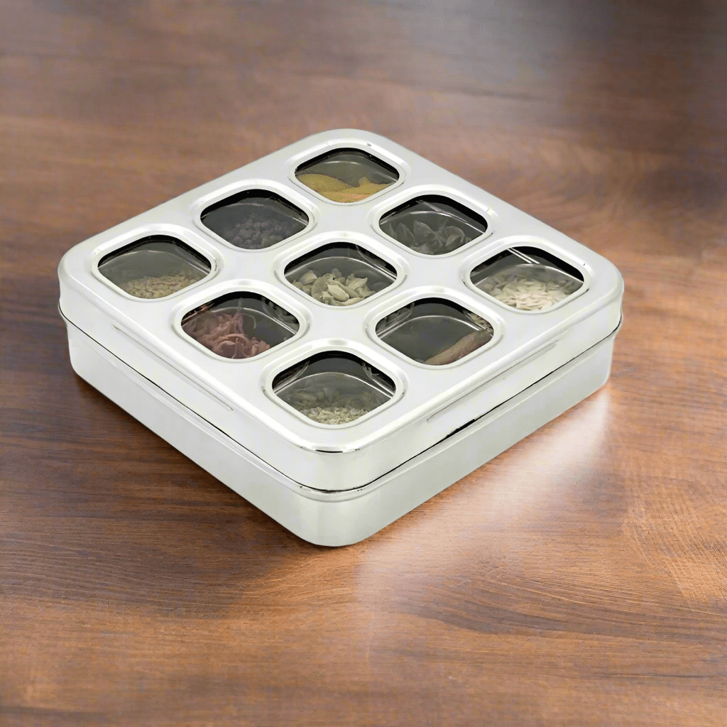 MAGIKE CUBE 9 SPICE/DRY FRUIT BOX - DESIGN - Magike India