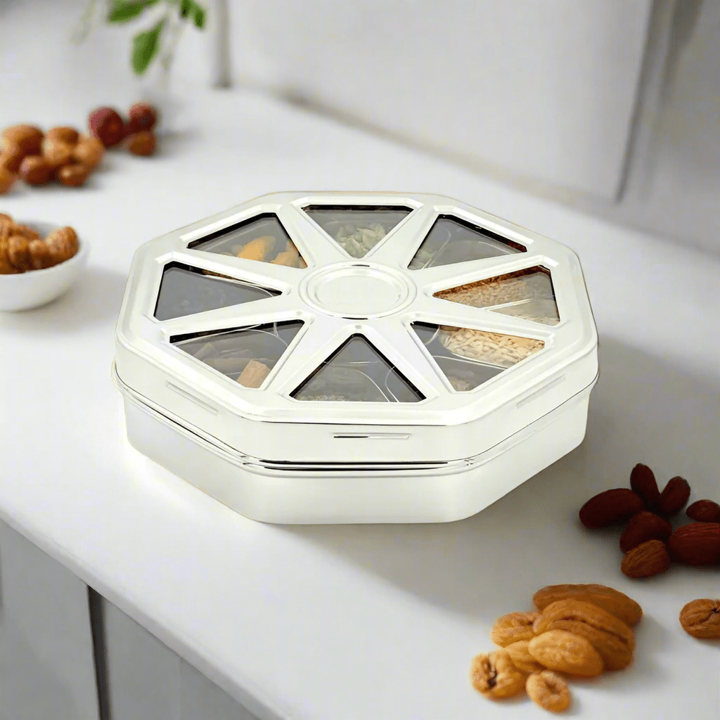 STAR SS SPICE BOX - DESIGN (LARGE) - Magike India